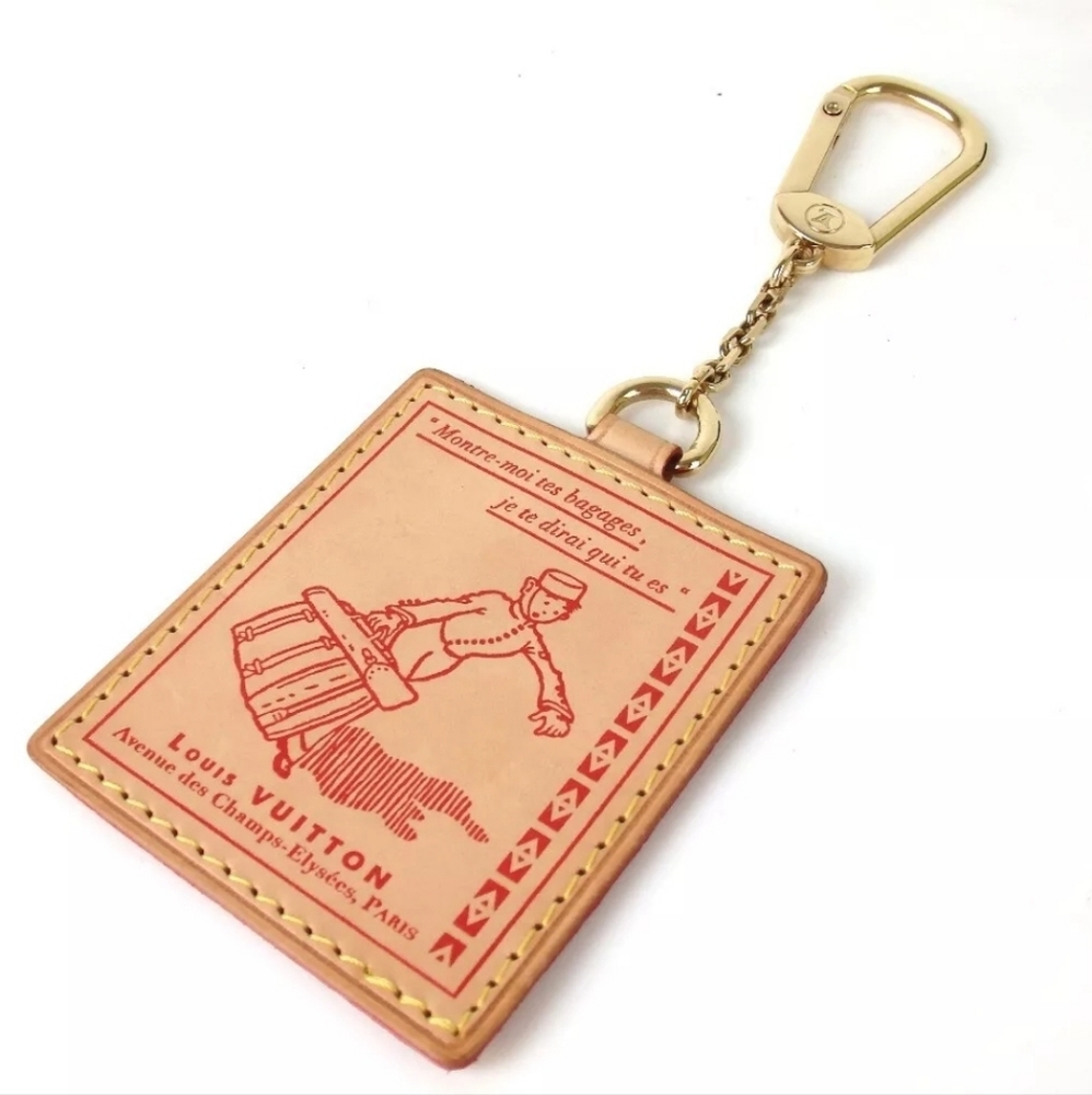 Auth Louis Vuitton Portocle VVN Key Ring Charm - Picture 7 of 13